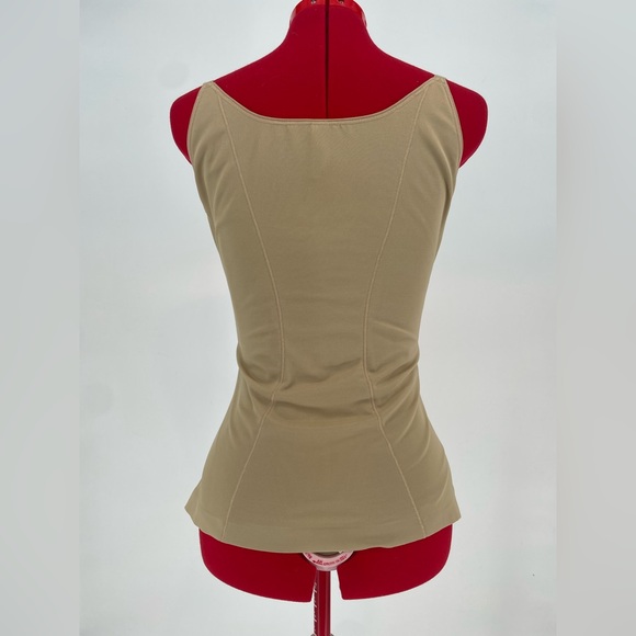 2FOR$30 Flexees Maidenform Nude Torsette Firm Shaper / Front Closure Tank Top - Picture 6 of 9